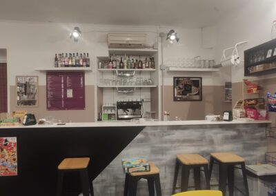 Bar interno negozio di Zughemmo Ludocafè